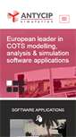 Mobile Screenshot of antycipsimulation.com