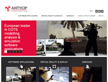 Tablet Screenshot of antycipsimulation.com
